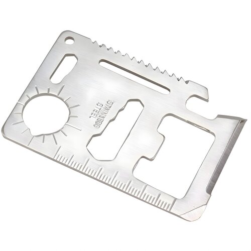 Multifunkcionalna multitool kartica - Srebrna KP39846 Slike