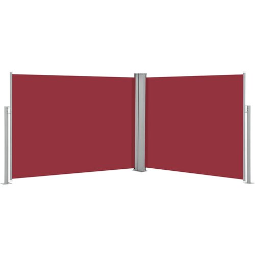 VidaXL Uvlačiva bočna tenda crvena 140 x 1000 cm Slike