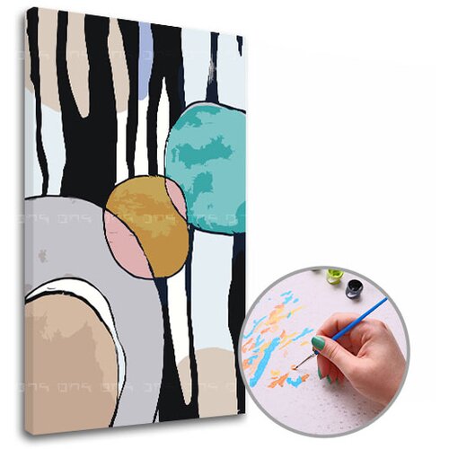  Slikanje po številkah BARVA ABSTRACT | low difficulty Cene