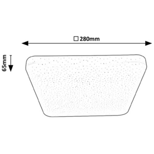 Rabalux lucas plafonjera.led 12W,bela Slike