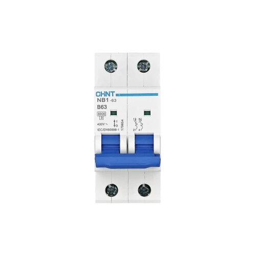 Chint 179653 NB1-63 2P B6 6kA DB zaštitna sklopka za vodove 2-polni 6 A 240 V, 415 V Cijene