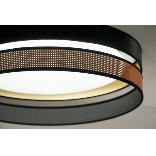  Duolla-LED Plafonsko svetlo ROLLER DUO SHINY LED/24W/230V prečnik 45 cm crna/bakrena Slike