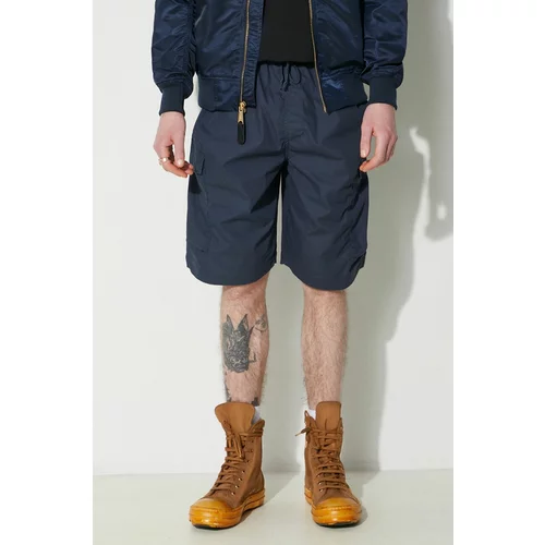 Universal Works Kratke hlače Parachute Short za muškarce, boja: tamno plava, 30159.NAVY