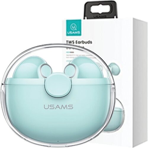 Usams BREZŽIČNE BLUETOOTH 5.1 TWS SLUŠALKE ZA TELEFONE ZELENE, (21968919) Cene