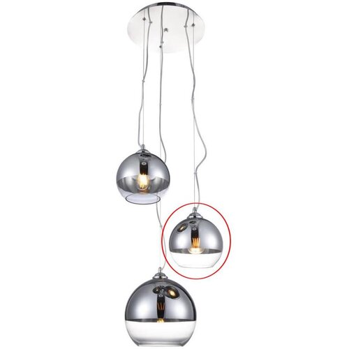  azzardo - zamensko staklo za luster ball - malo, prečnik 18 cm Cene