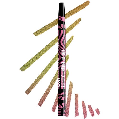 NYX Professional Makeup x BEETLEJUICE Pinstripe ajlajner 01 Pink Chrome Cene