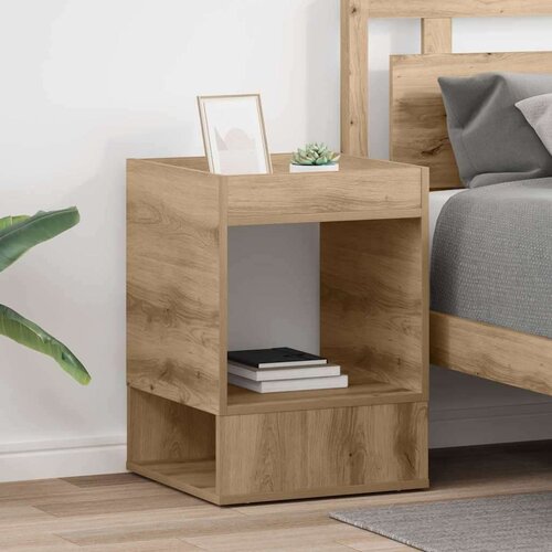  Stranska miza 2 pcs Umetni hrast 40 x 40 x 56 cm, (5000201782) Cene