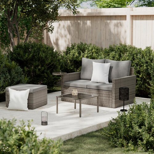 Modern Living Vrtni Set Henry, Rjava, Siva, 3-Delno Slike