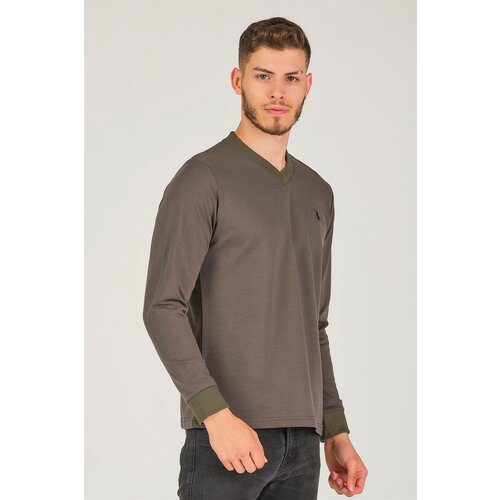Dewberry V4002 V COLLAR MEN'S SWEATSHIRT-RIGHT Cene