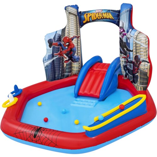 Bestway Vodni igralni center - Spider-Man, 211 x 206 x 127 cm - 1 k. Cene