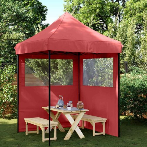 Šator za svadbe - &scaron;ator za zabave Tamno crvena 200 x 200 x 306 cm Oxford tkanina - Tamno crvena s dvije bočne zidove Da Cijene
