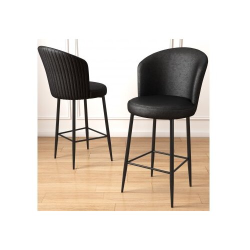Hanah home set barskih stolica Uras, 6 dijelova, crna Cijene