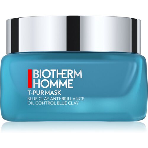 Biotherm Homme T - Pur Blue Face Clay čistilna maska za hidracijo kože in zmanjšanje por 50 ml Cene