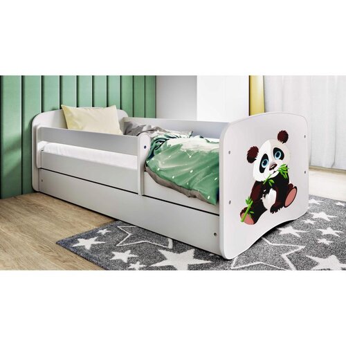  Drveni dječji krevet PANDA 2 s ladicom - 180x80 cm zeleni Cene