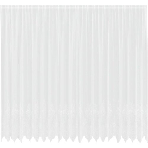 vidaXL Čipkasta Zavesa z zavesami Bela 280 x 500 cm Poliester, (5000149120) Cene