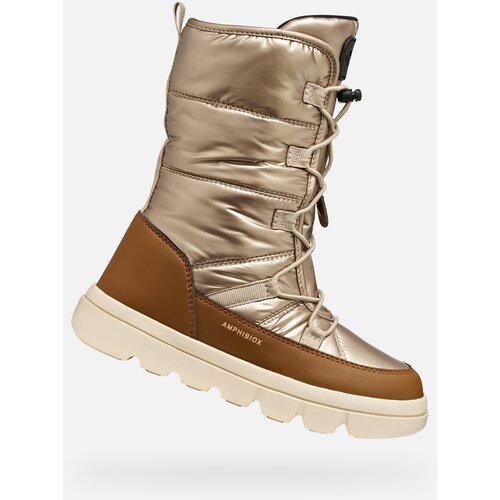 Geox Gold Girls' Winter Boots Willaboom A - Girls Cene