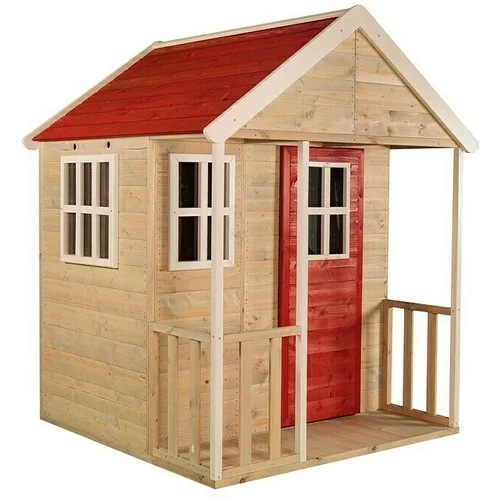 Wendi Toys Dječja kućica Fuchs (120 x 120 cm, Drvo, Prirodne-crvene boje)