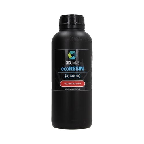 3DJAKE ecoResin Transparent Red, 1.000 g Cene