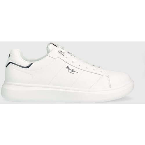 Pepe Jeans Usnjene superge EATON bela barva, PMS30896 Slike