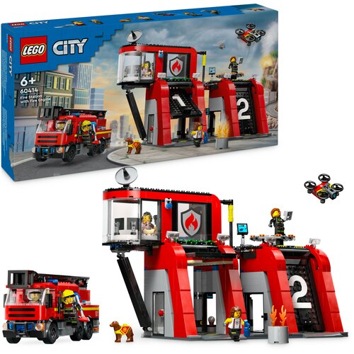 Lego City Fire Station with Fire Truck &scaron;tevilka 60414 Cene