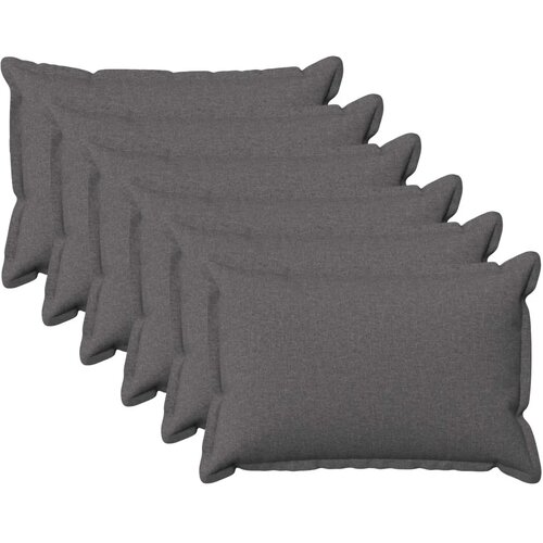  Jastuk s jastukom HOUTEN 6 kom. Svjetlosiva Umjetni lan - Svjetlosiva 30 x 50 cm 6 Cijene