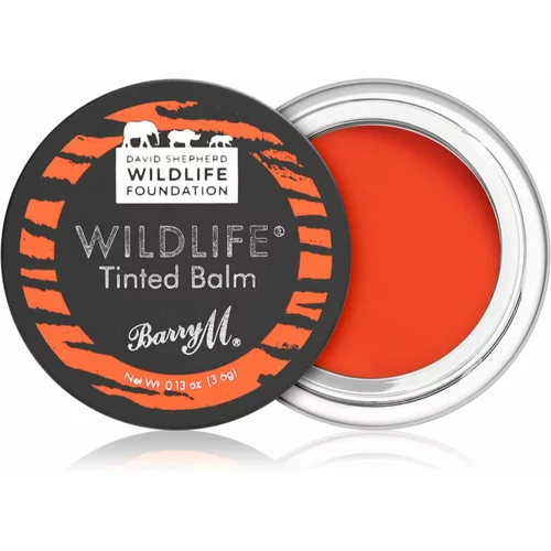 Barry M Wildlife balzam za ustnice za toniranje odtenek Untamed Red 3.6 g