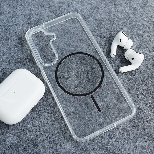  Maska za Samsung S25/ S931B Mag Case Clear Slim crna Cene