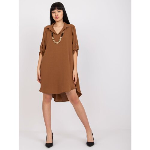 Italy Moda Dress-DHJ-SK-V2209.94-brown Cijene