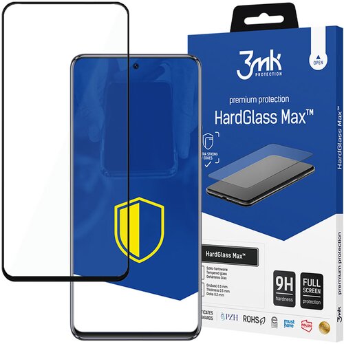 3mk HUAWEI NOVA 9 SE ČRNO KALJENO STEKLO HARDGLASS MAX ZA TELEFONE, (22000505) Slike