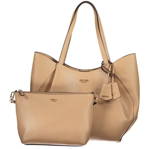Guess Jeans ženska bež torba Slike