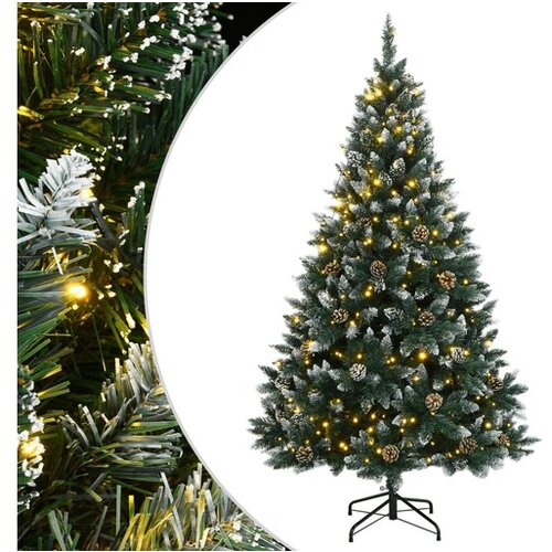 vidaXL Umetna novoletna jelka 300 LED diod 180 cm Cene