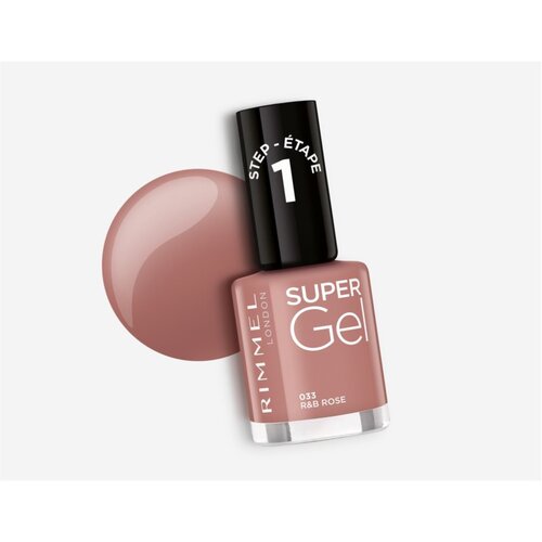 Rimmel London super gel STEP1 lak za nokte 12 ml nijansa 025 urban purple Slike