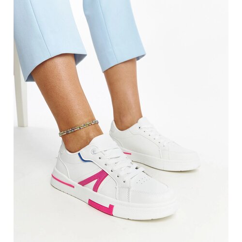 Gemre White sneakers with pink Zorica Cene