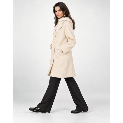 Only ONLBLOOM HOOD COAT CS Bež Slike