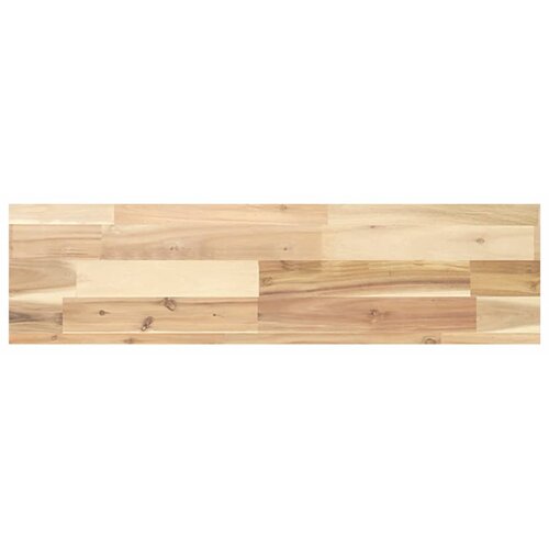 vidaXL Plutajuća polica 100x20x4 cm Neobrađeno puno drvo akacije - Prirodna 100 x 20 x 4 cm 1 1 Cene