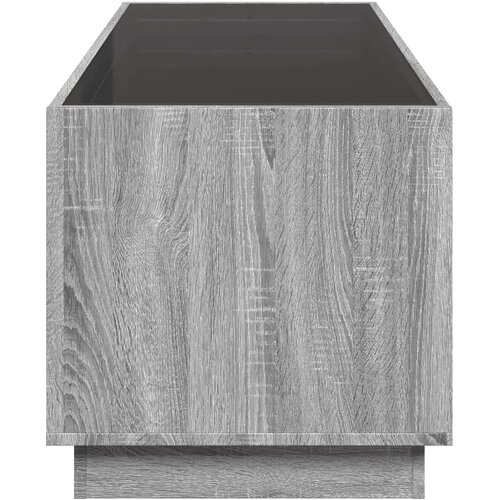  Stolić s beskonačnim LED svjetlima boja hrasta 90x50x50 cm Slike