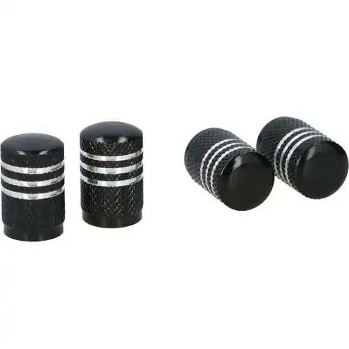 Dunlop Aluminijumske kapice za ventil BlackSilver Cene