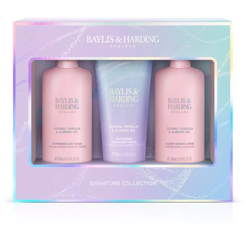 Baylis & Harding Jojoba, Vanilla & Almond Oil darilni set (za ženske) z mandljevim oljem