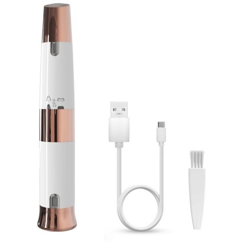 INF Ženski brivnik 2 v 1 z možnostjo polnjenja - mini električni brivnik z LED lučko, (21538704) Cene