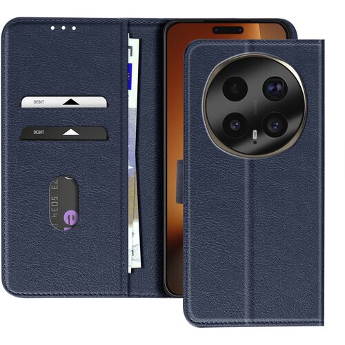 AVIZAR Folio etui za Honor Magic 8 Pro serija Chesterfield s funkcijo stojala, Modra noč, (5000190408) Cene
