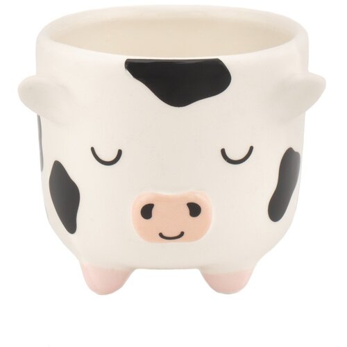Sass &amp;amp; Belle Keramička ukrasna tegla za cvijeće &amp;oslash; 7,5 cm Cow &amp;ndash; Slike