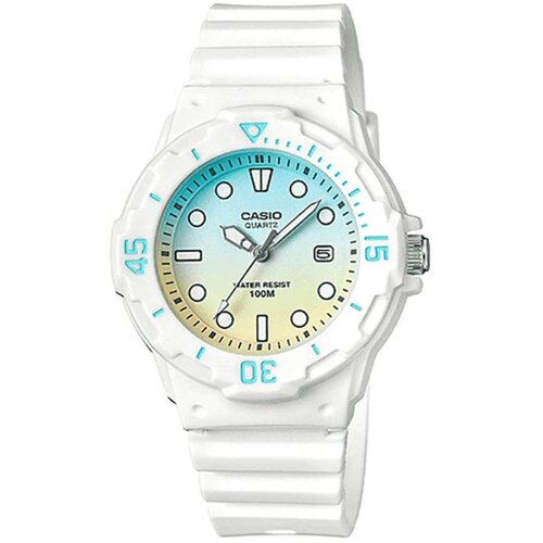 Casio Ženski ručni sat, Kvarcni mehanizam, Plavi brojčanik, LRW-200H-2E2VDR, Beli Slike