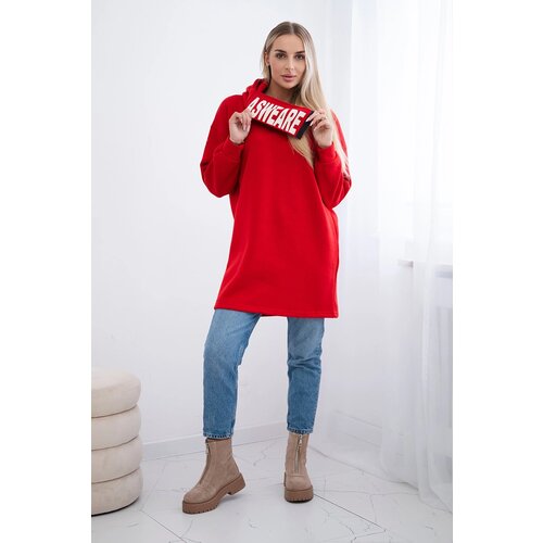 Kesi Reinforced hoodie in red Cene