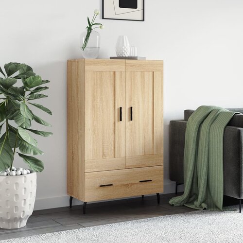 vidaXL Visoka komoda boja hrasta 69 5 x 31 x 115 cm konstruirano drvo Cijene
