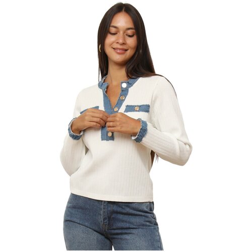 La Modeuse Puloverji 75975_P179882 Bela Slike