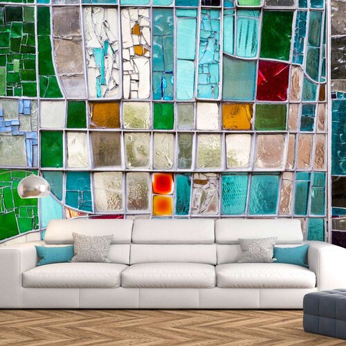  Tapeta - Sapphire Stained Glass 400x280 Cene