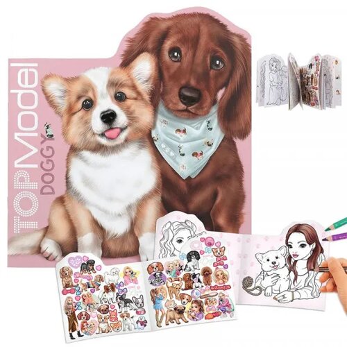 Odeon Top Model knjiga s naljepnicama Doggy Cene