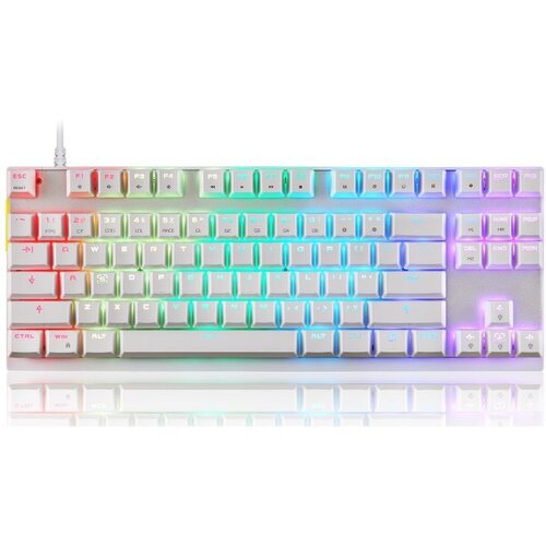 Motospeed Mehanska igralna tipkovnica K82 RGB (bela), (20772919) Cene