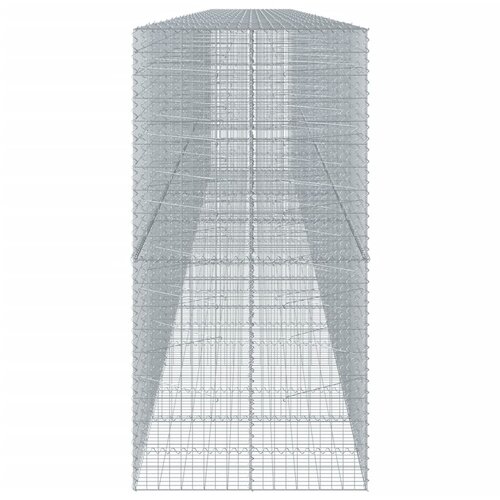  Gabionska ko&amp;scaron;ara s poklopcem 1100x100x200 cm pocinčano željezo Slike