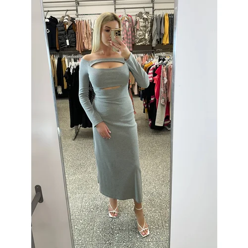 By o la la Grey pencil dress